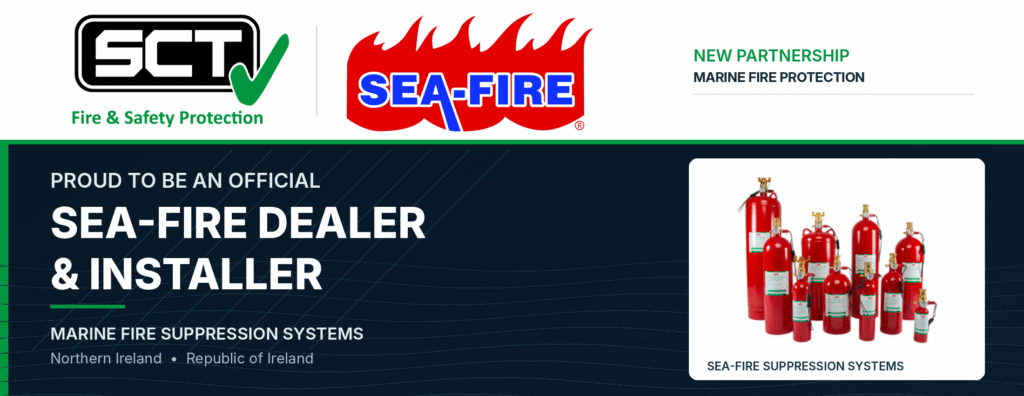 SCT Fire & Safety Protection and Sea-Fire marine fire suppression systems dealer and installer in Ireland